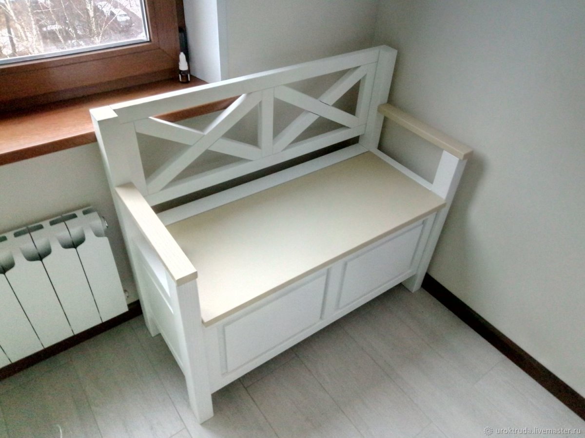 Скамья с тремя ящиками Seat benchhx14-114a