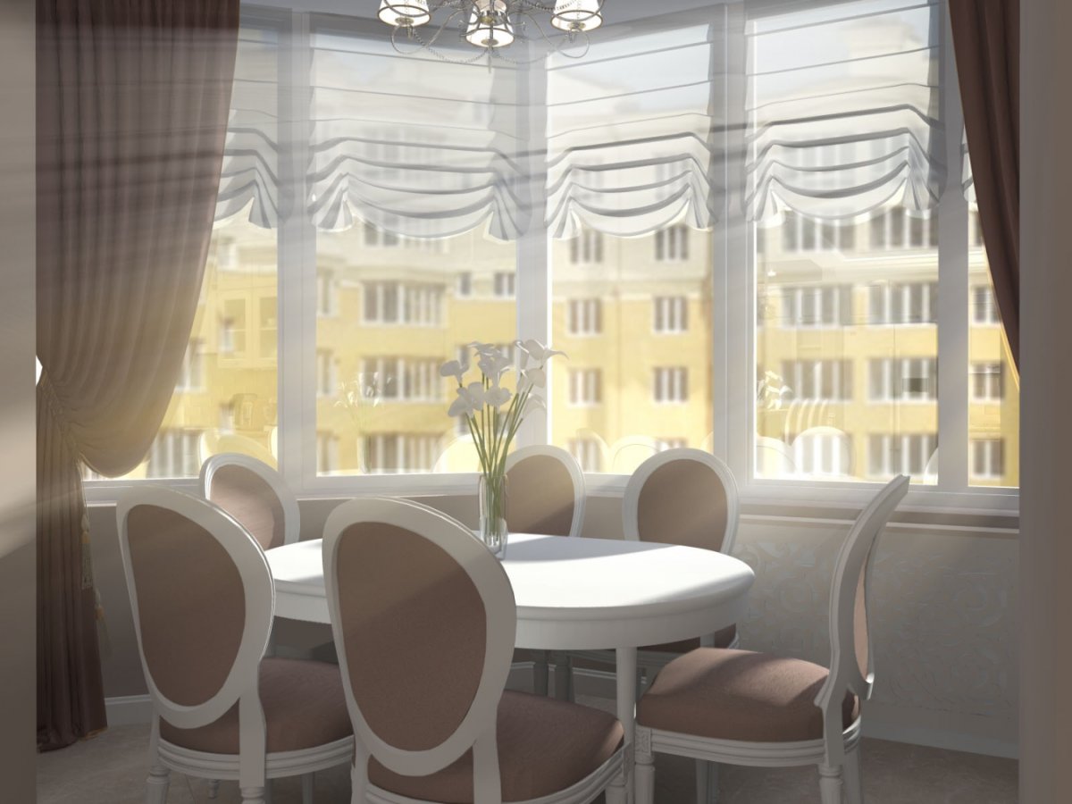 Окно эркер п44т