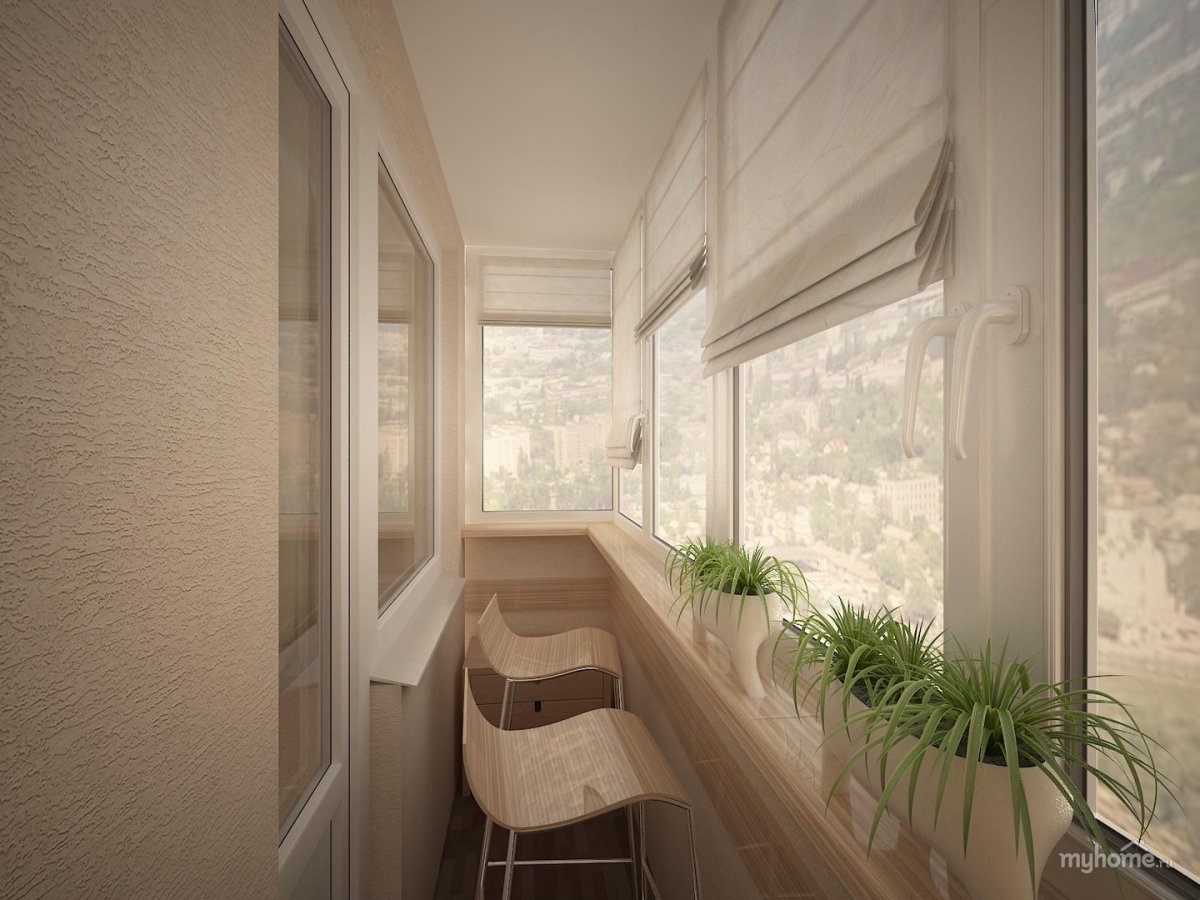 Интерьер лоджии