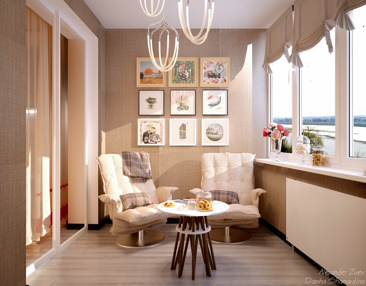 Балконная группа у танхауса