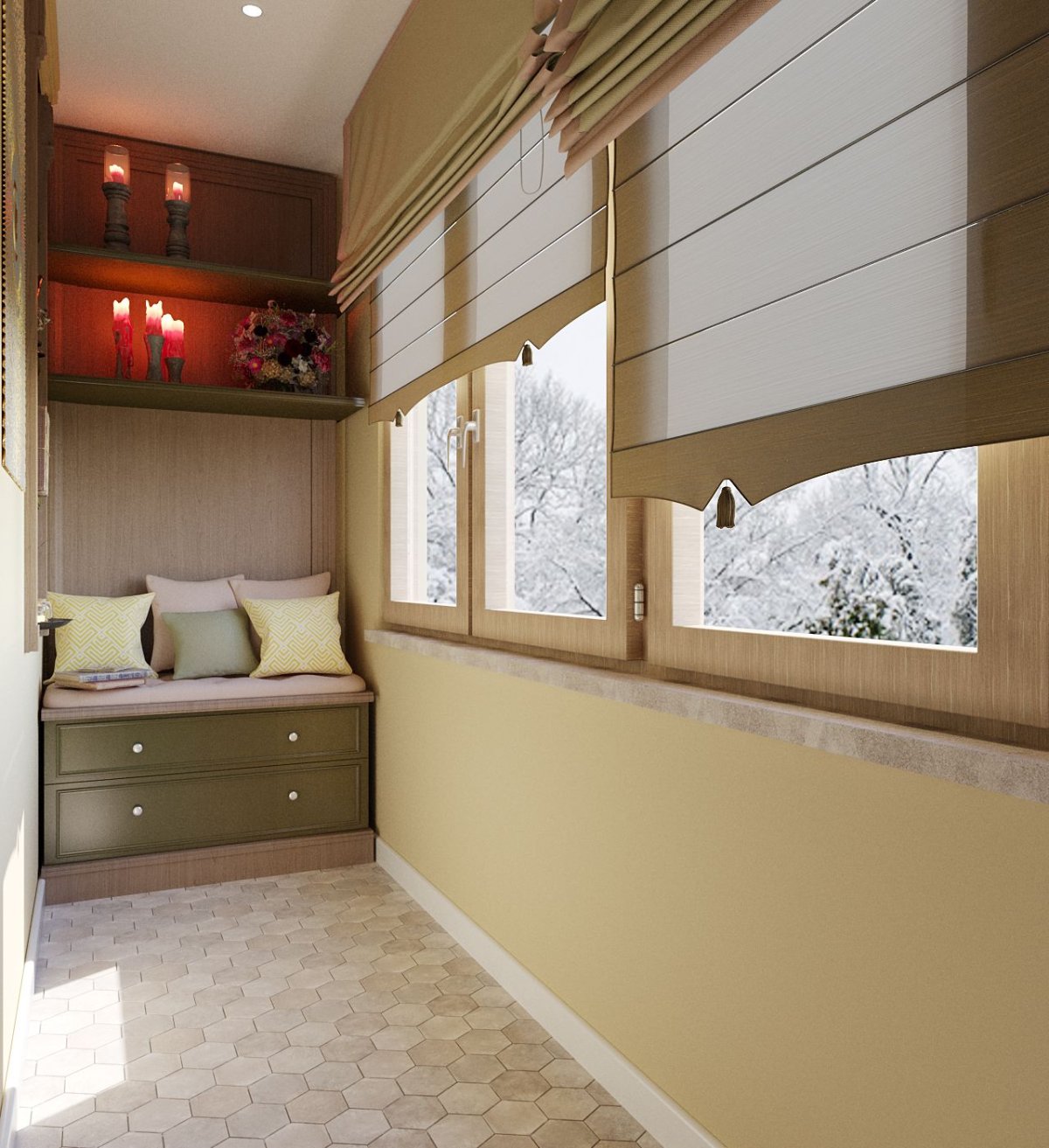 Балкон в стиле