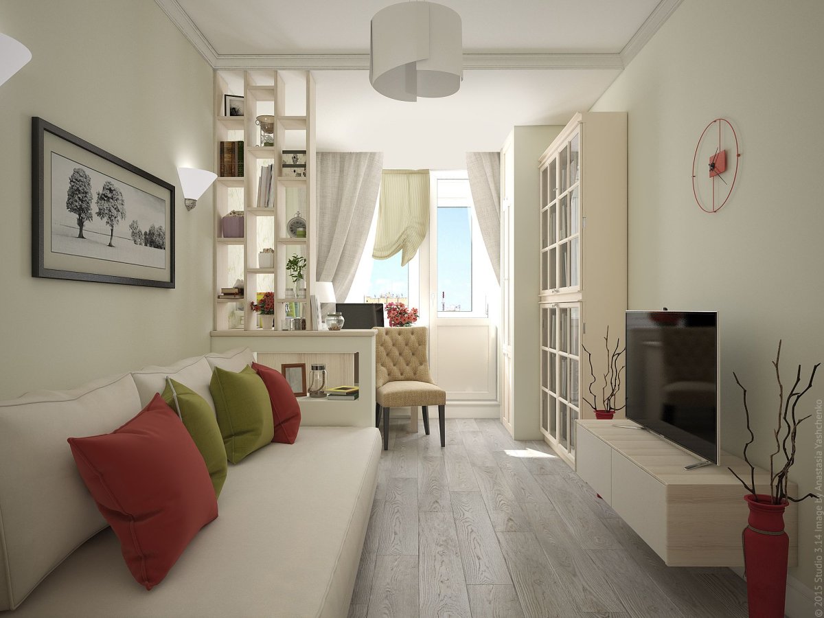 Перегородка в детской комнате для зонирования