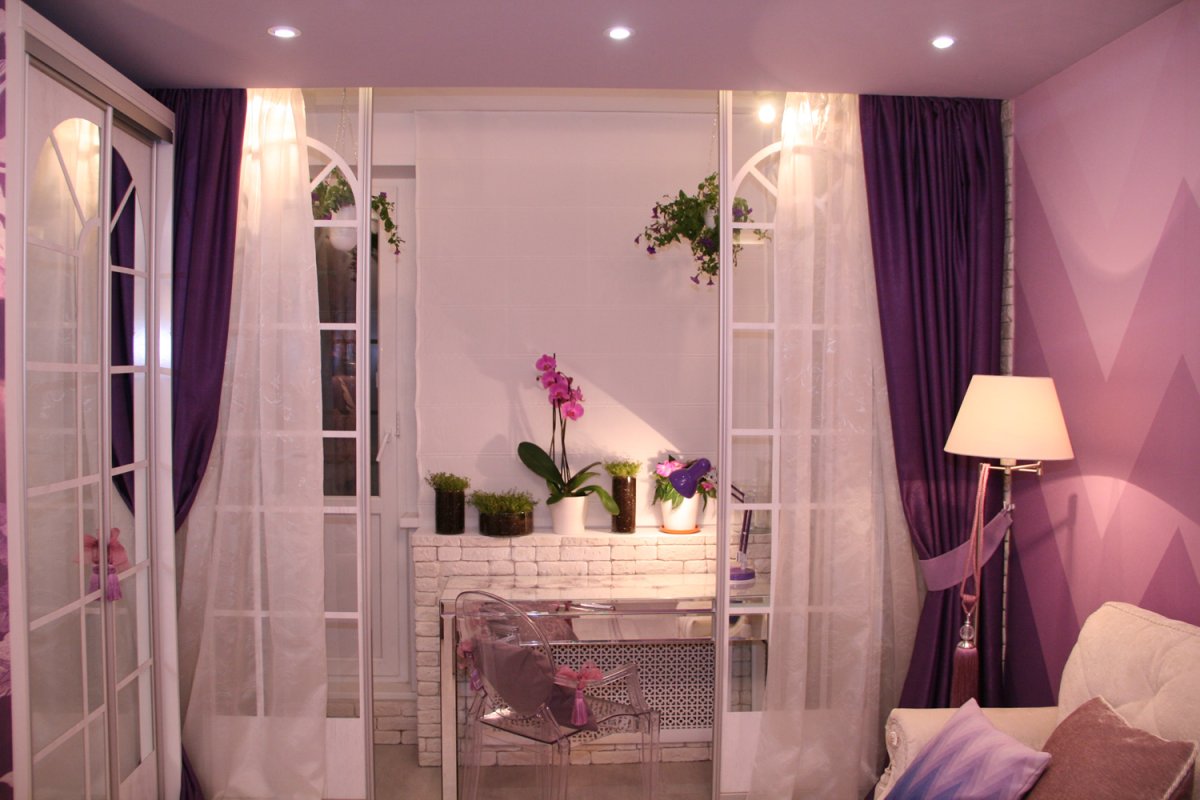 Нитяные шторы для зонирования пространства