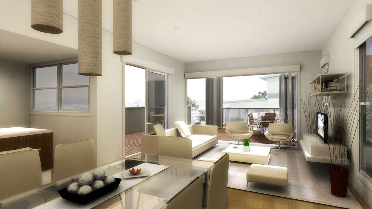 Гостиная с лоджией