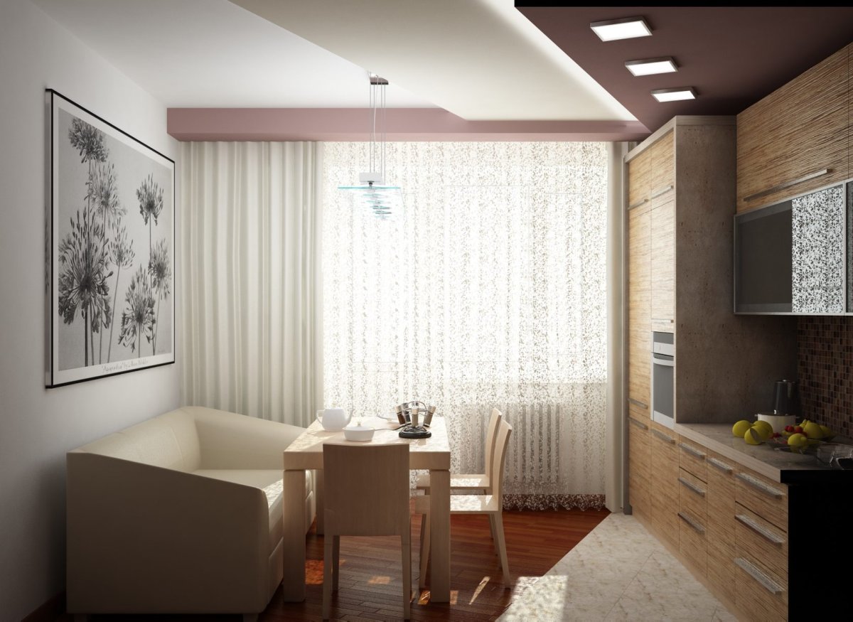 Студия с лоджией