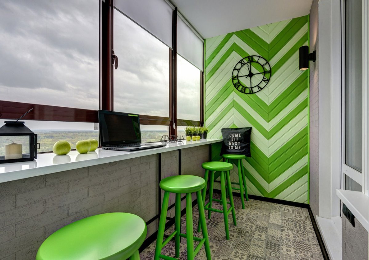 Зимний сад на лоджии