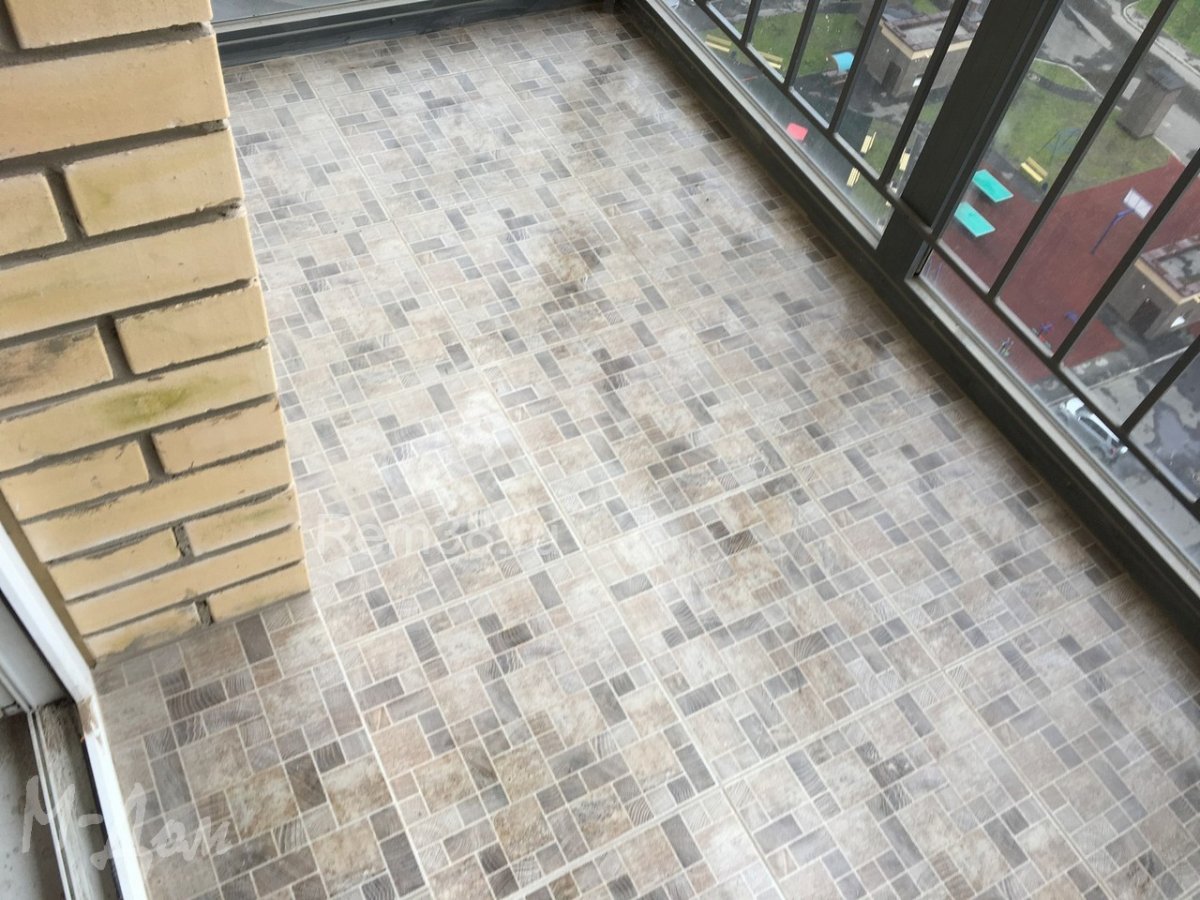 Лоджия в африканском стиле