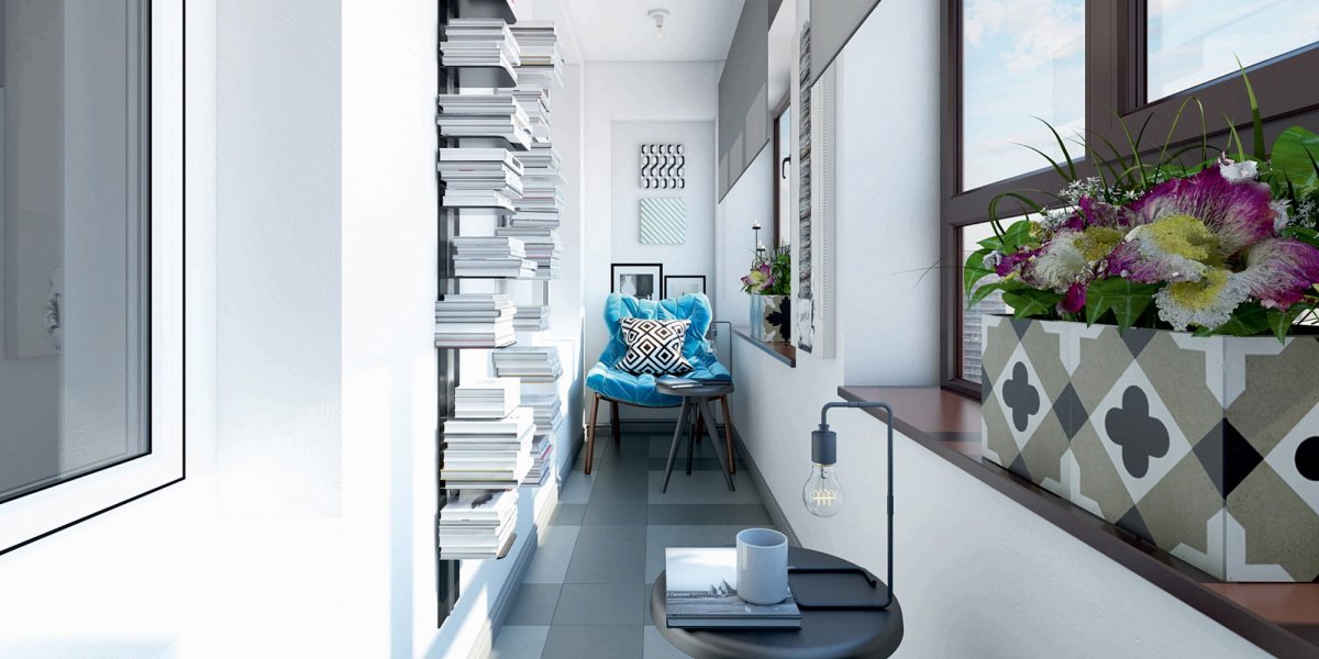 Керамогранит для стен на лоджии