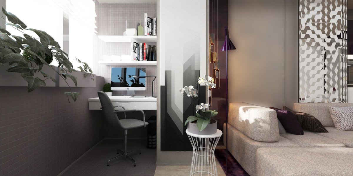 Интерьер гостиной п44т двухкомнатная