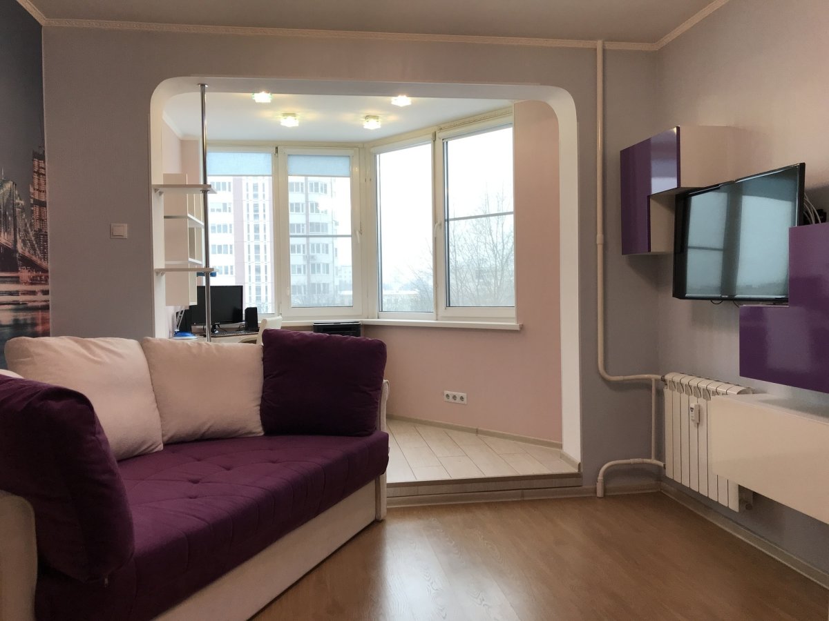 Интерьер однокомнатной квартиры 38