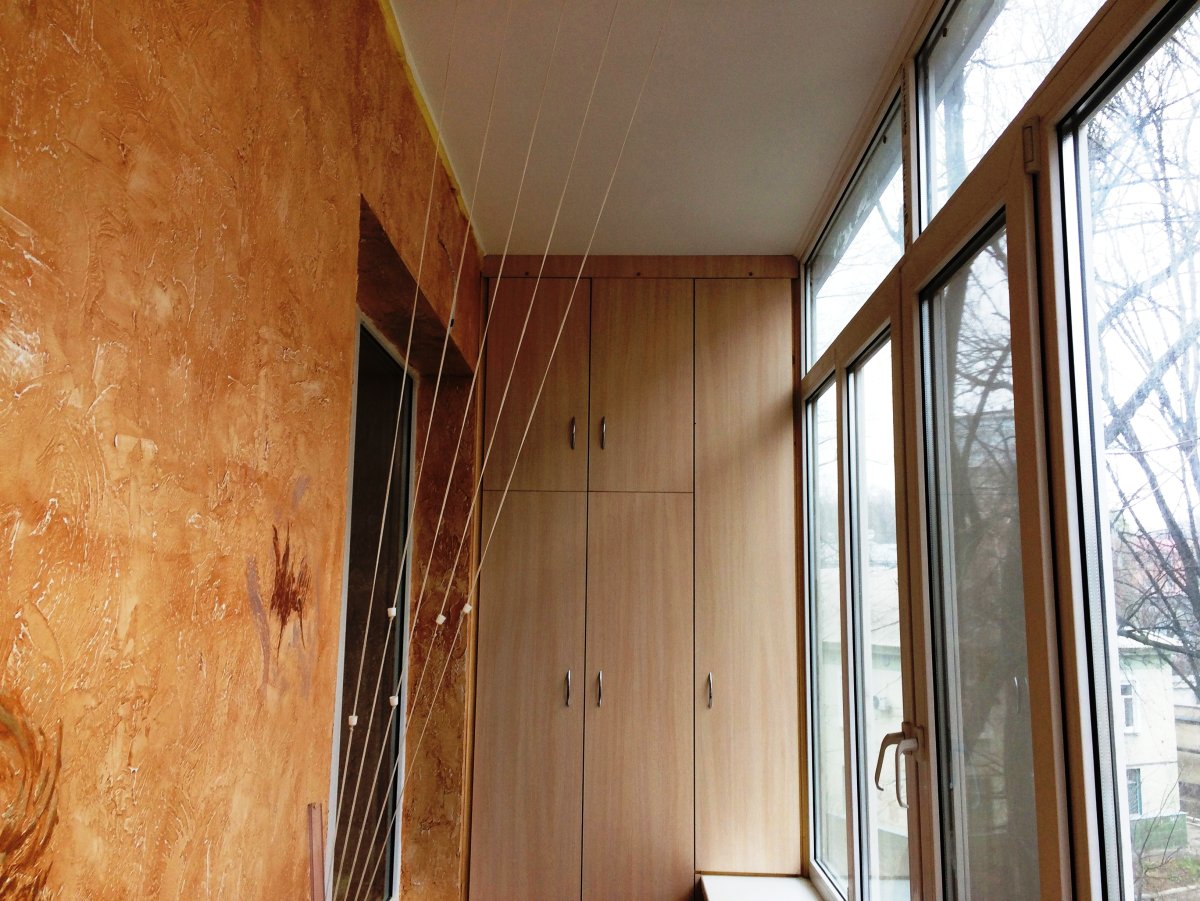 Обшивка балкона ОСП