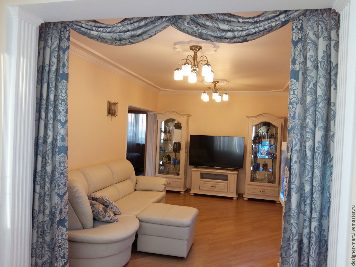 Шторы в однокомнатную квартиру