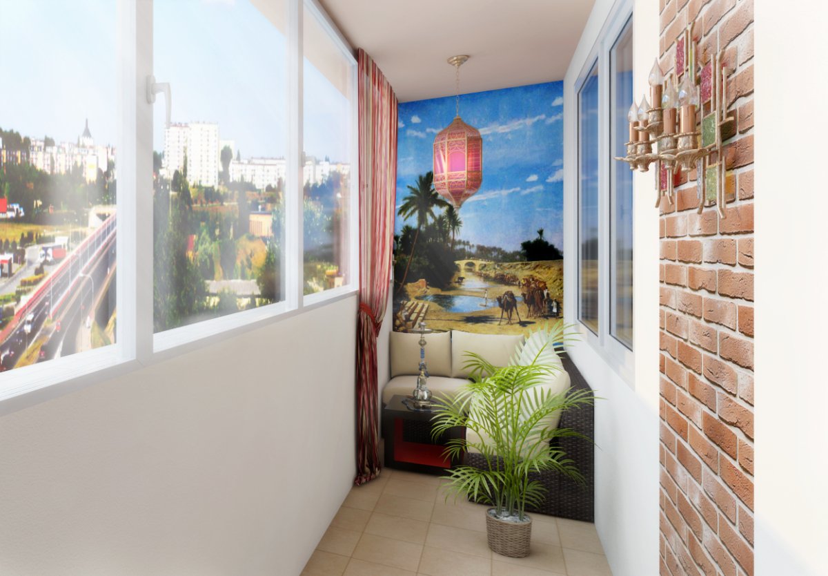 Фотообои балкон