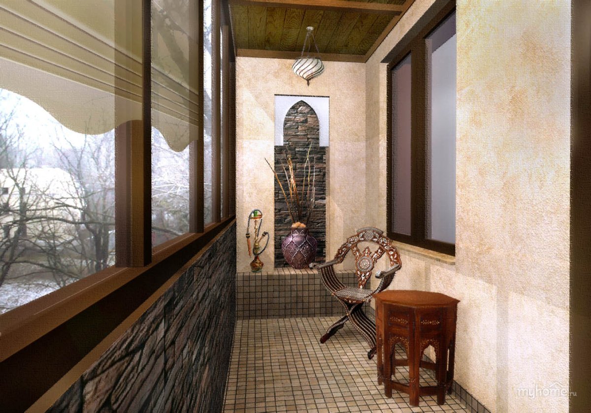 Балкон в стиле Прованс