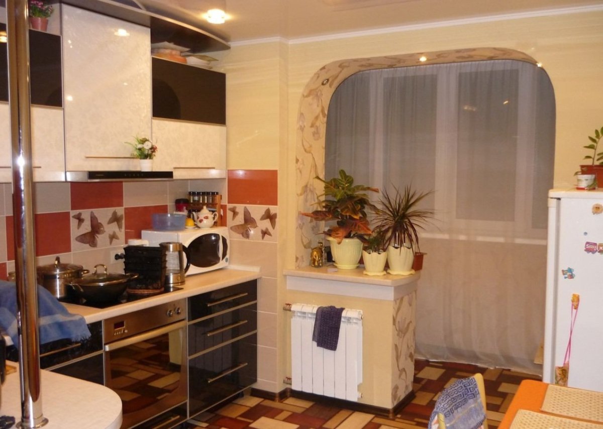Арки из гипсокартона на кухню