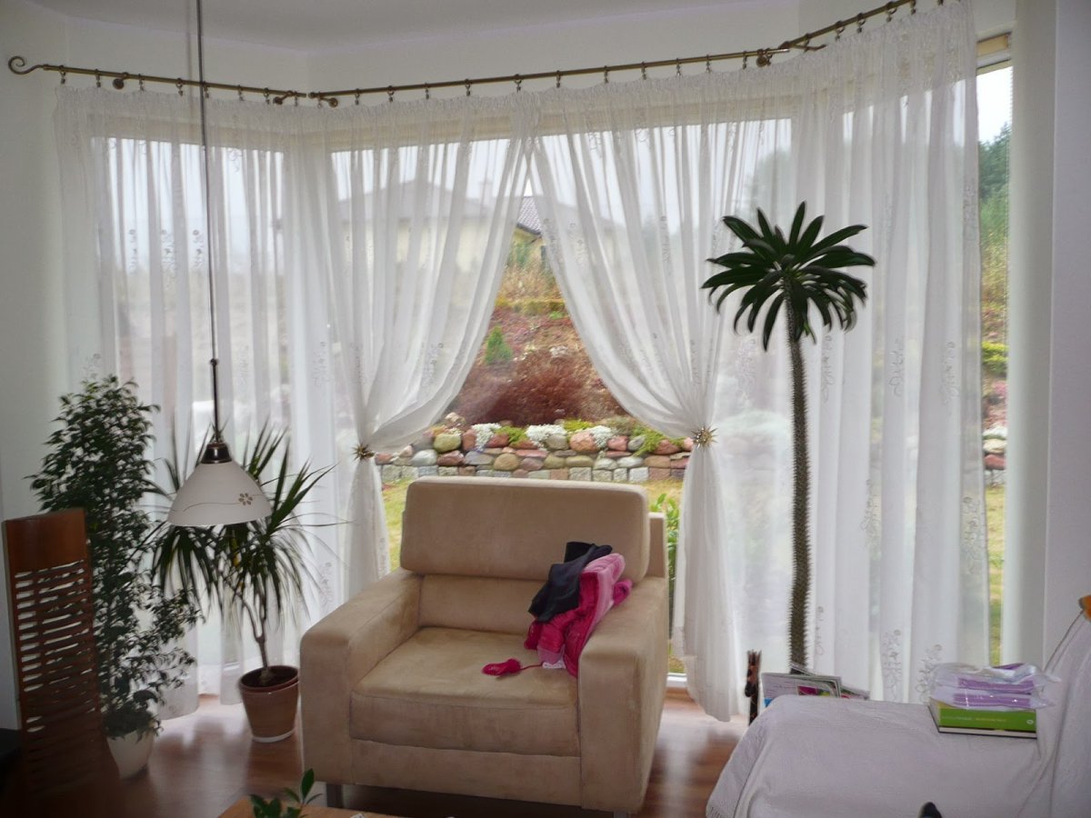 Серебристые шторы