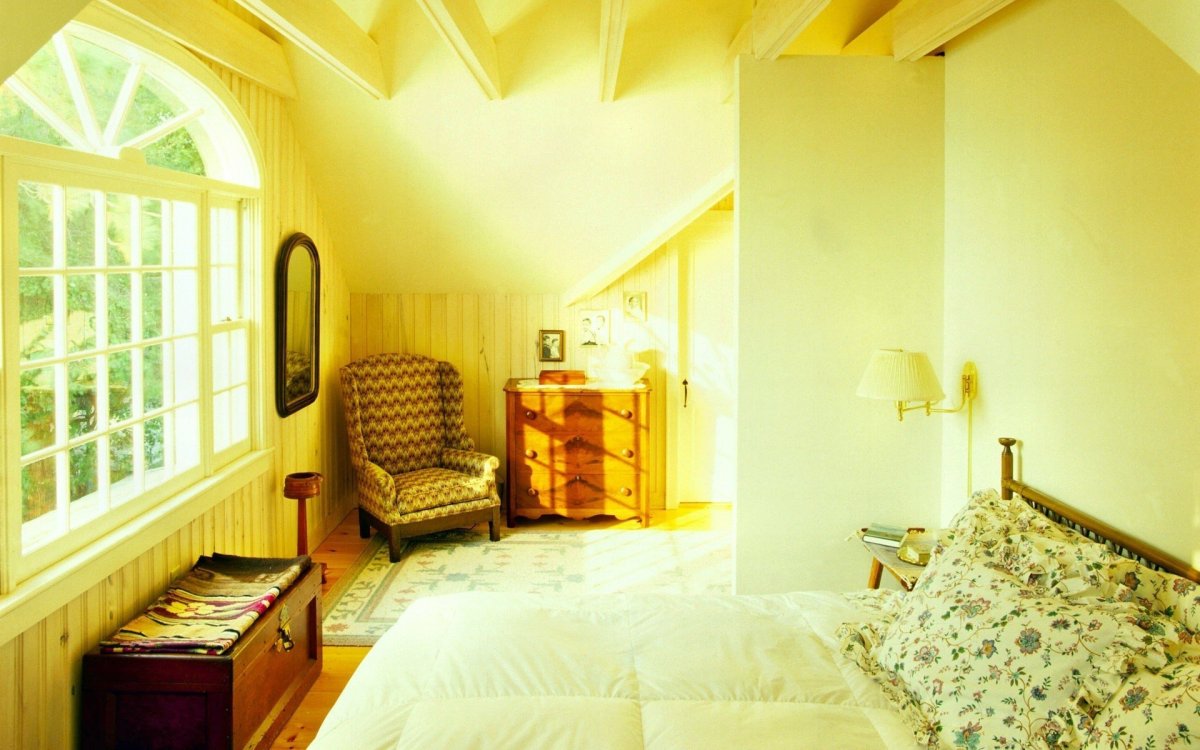 Лимонный цвет в интерьере