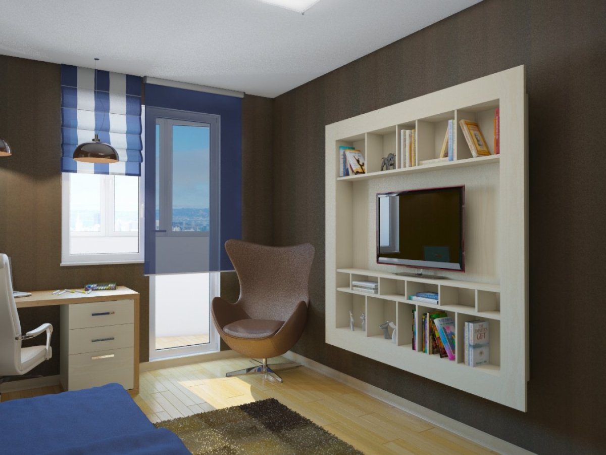 Маленькая комната интерьер