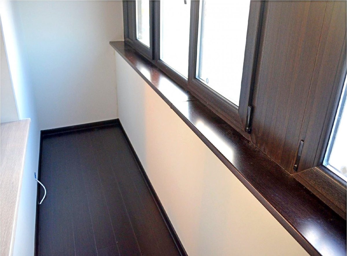 Отделка лоджии плиткой