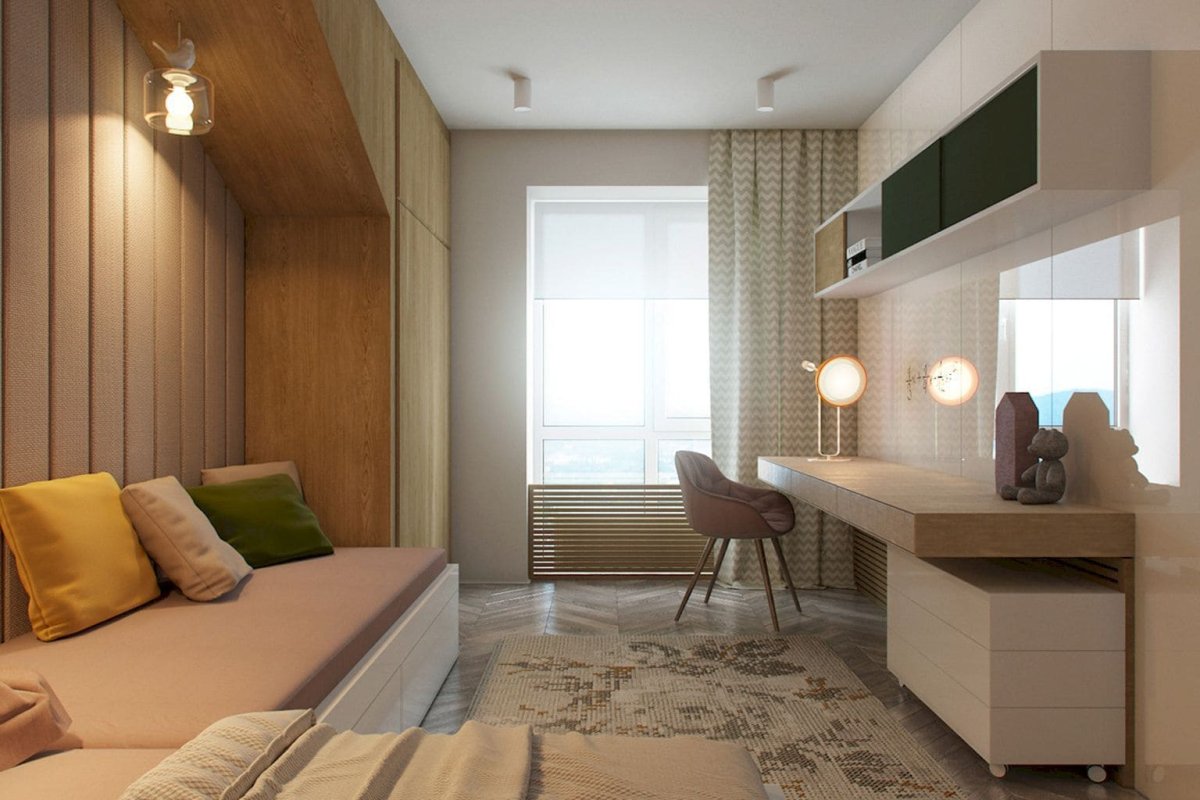 Интерьер маленькой комнаты