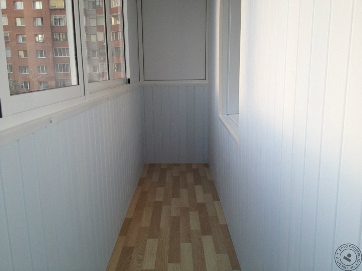 Обшивка балкона 6 метров