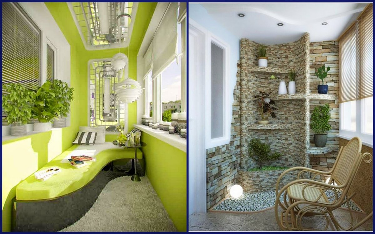 Интерьер лоджии