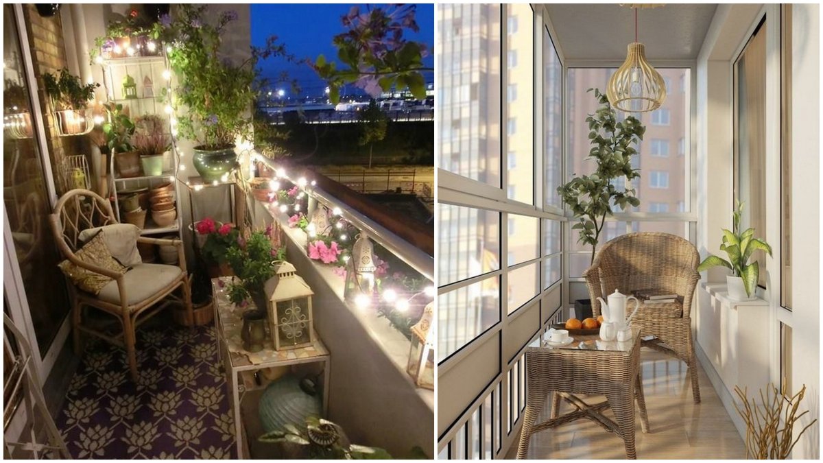 Салатовый балкон