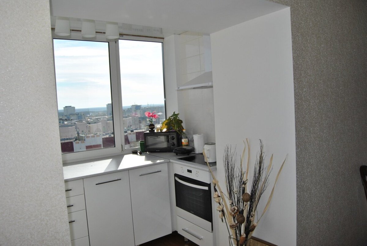 Кухня в скандинавском стиле 7 кв м