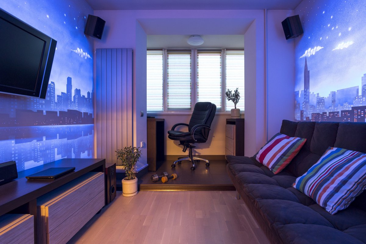 Кальянная на лоджии