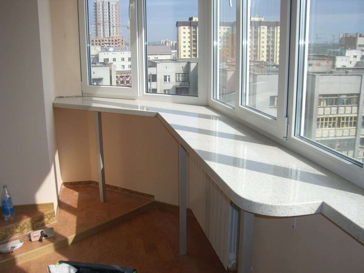 Подоконники из акрилового камня Hi Macs