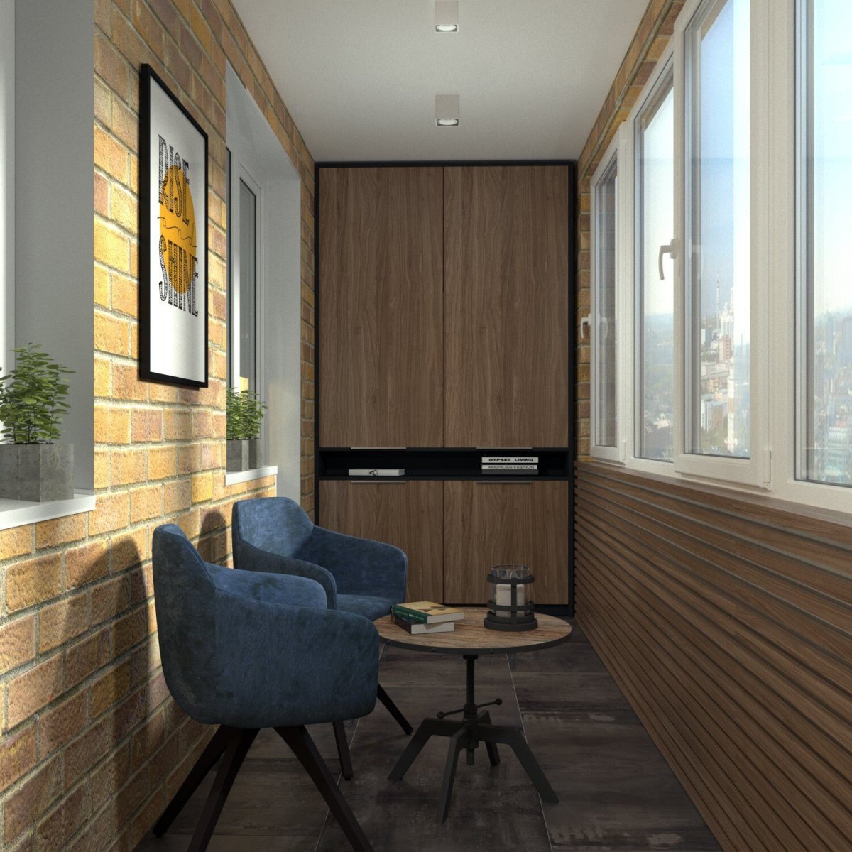 Кабинет на лоджии