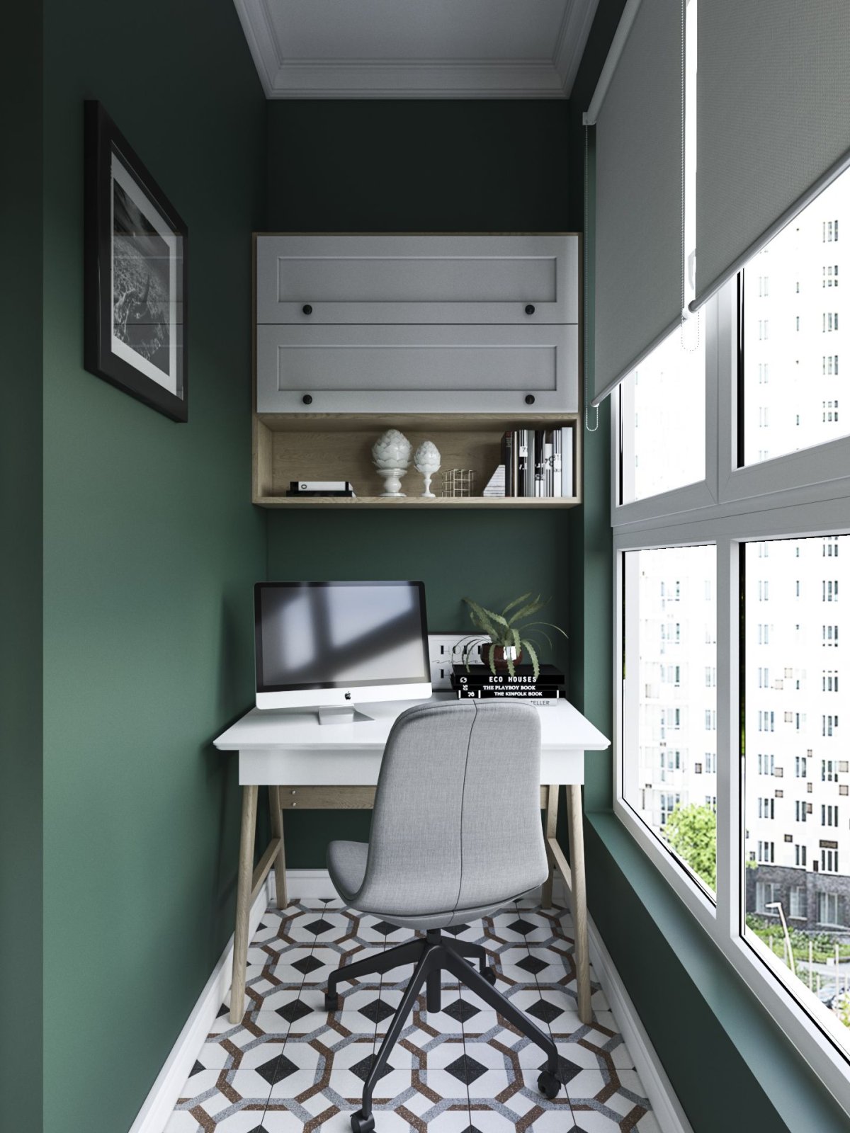 Уютный стол в комнате