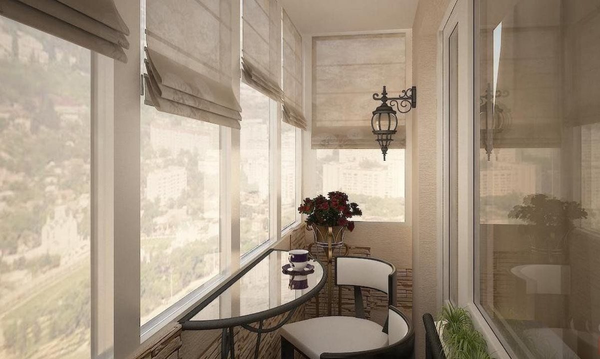Шторы на балкон