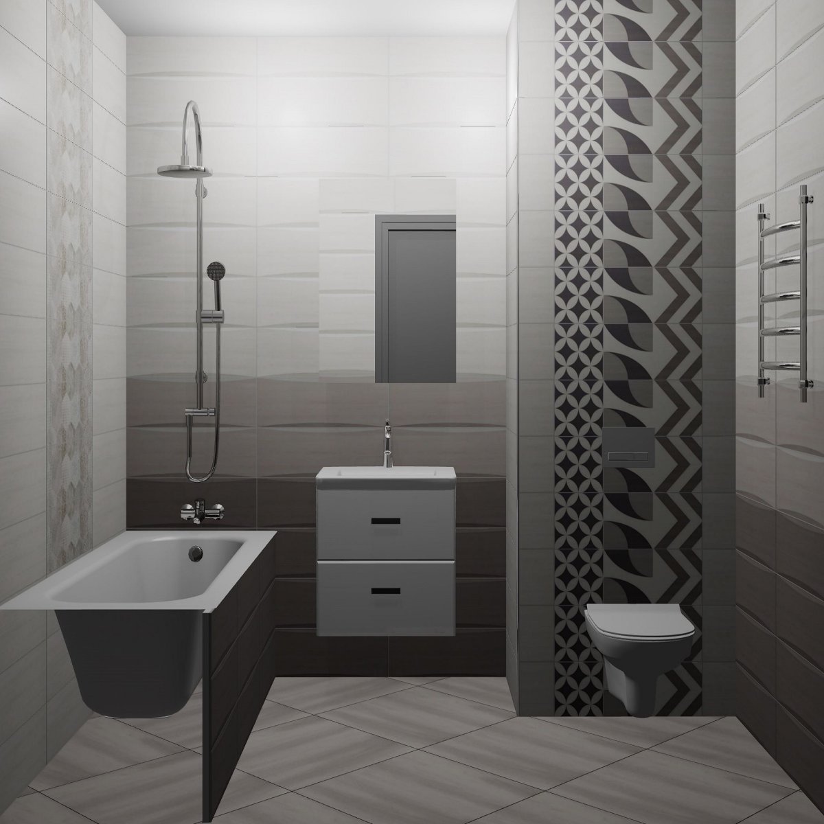 Интересная раскладка плитки