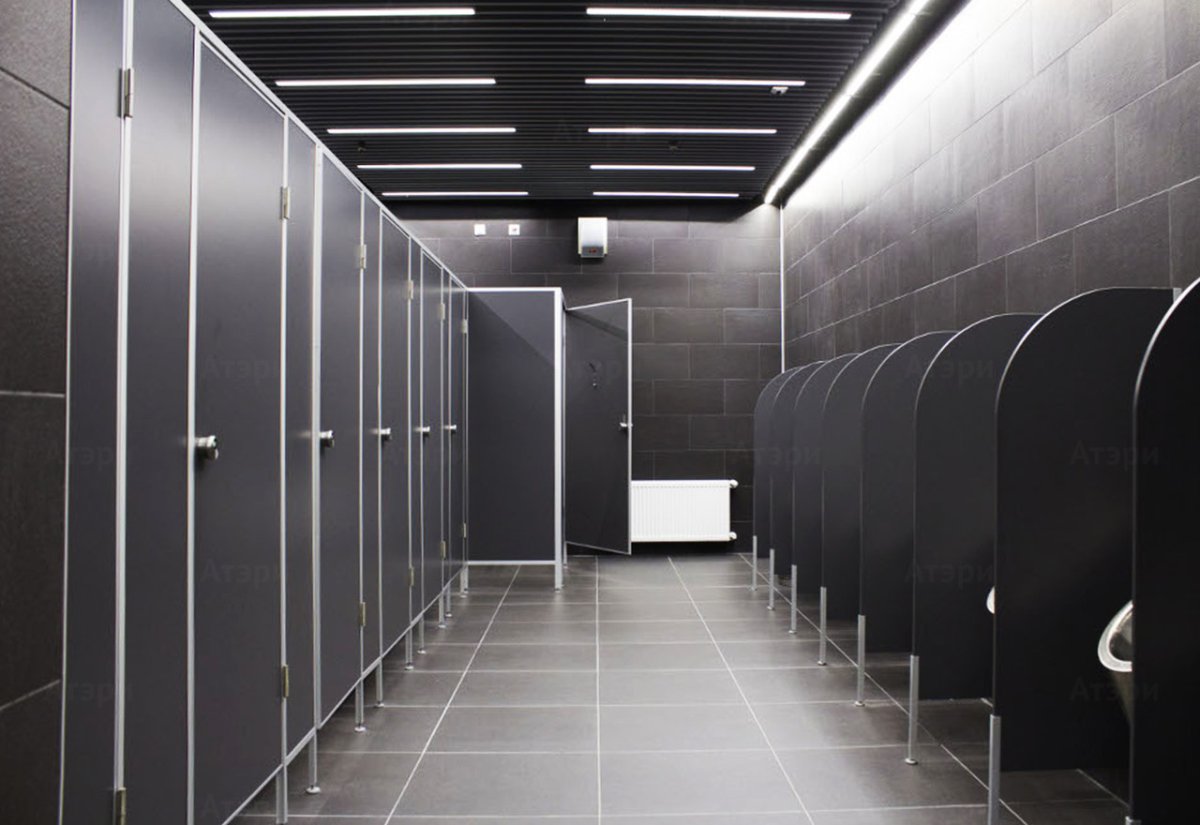 Туалетные кабинки для общественных санузлов