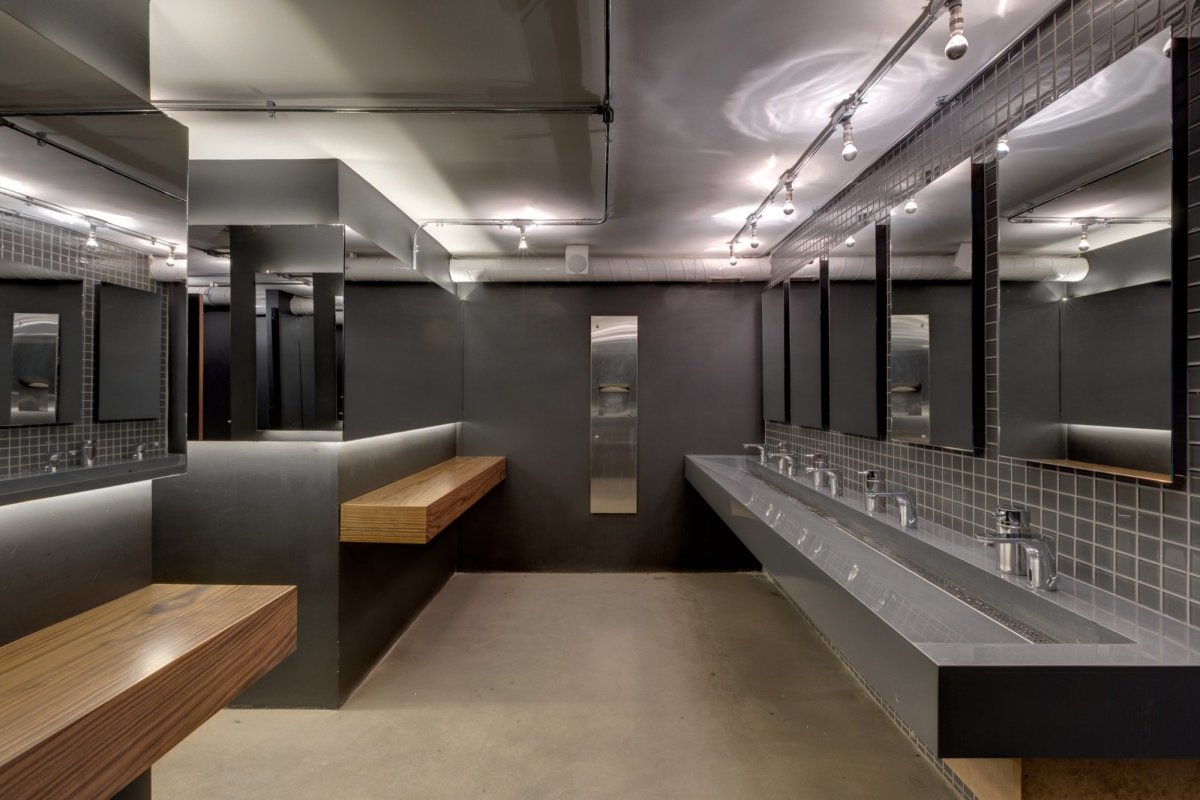 Общественный санузел интерьер