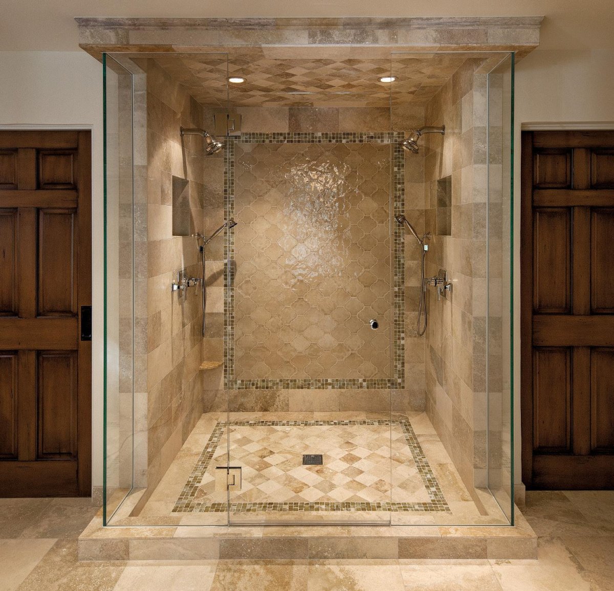 Душевые из плитки