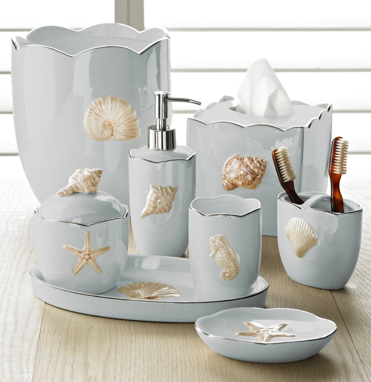 Дозатор "mare Shells Pearl" Kassatex