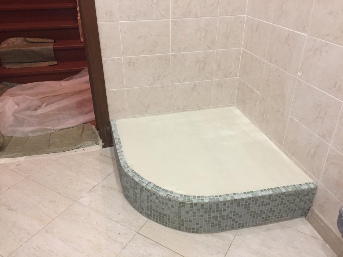 Поддон для душа радиусный r600