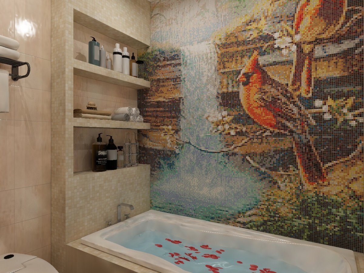 Плитка мозаичная настенная в Екатеринбурге