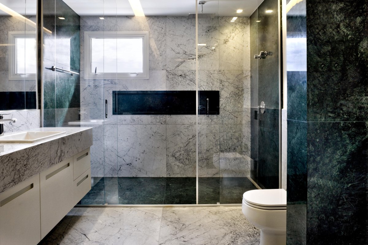 Ванная зеленый мрамор