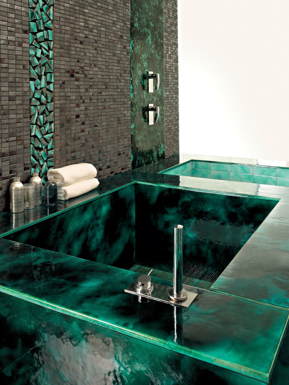 Плитка Malahit Изумрудная