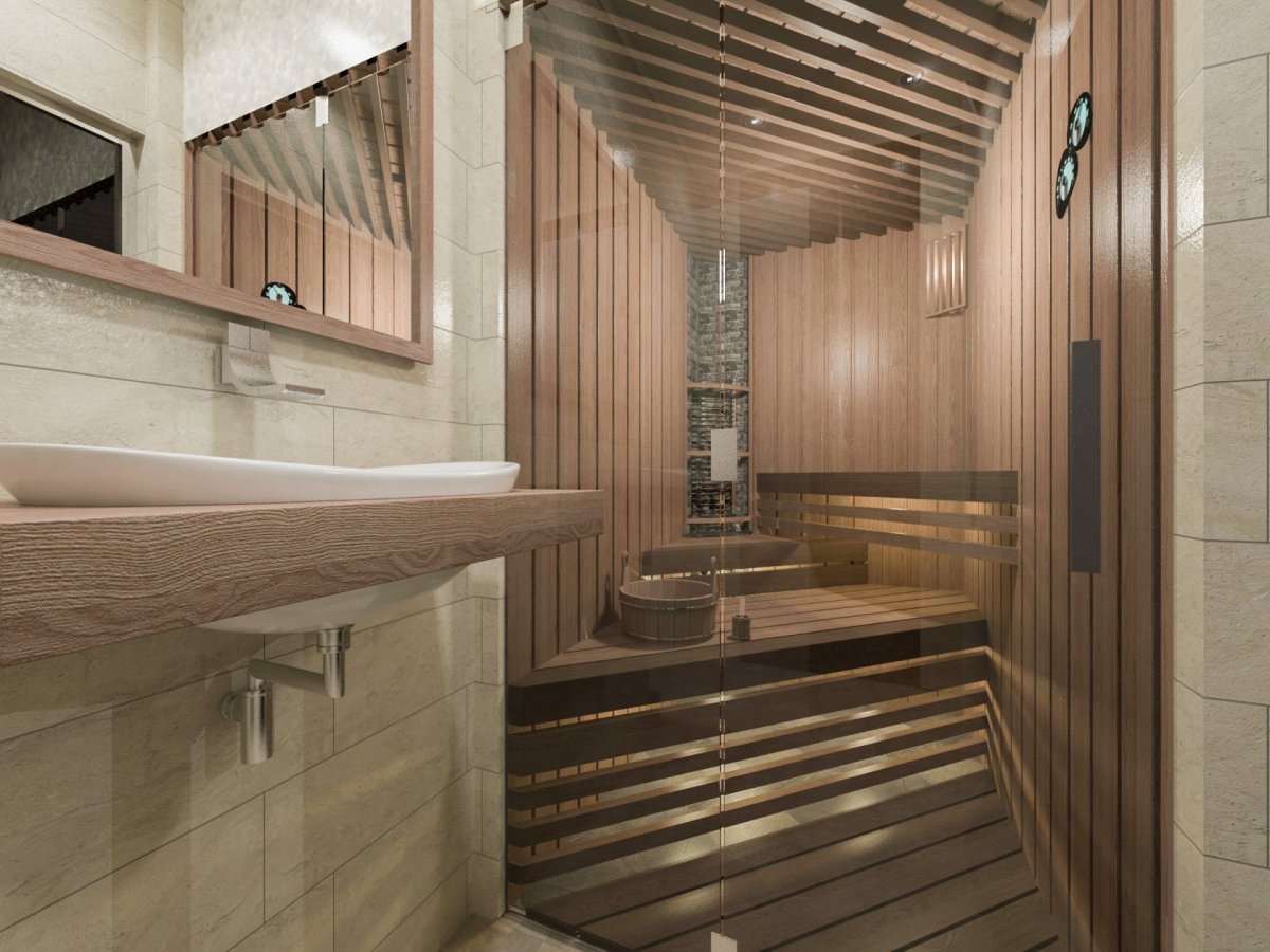 Кафельная плитка в бане