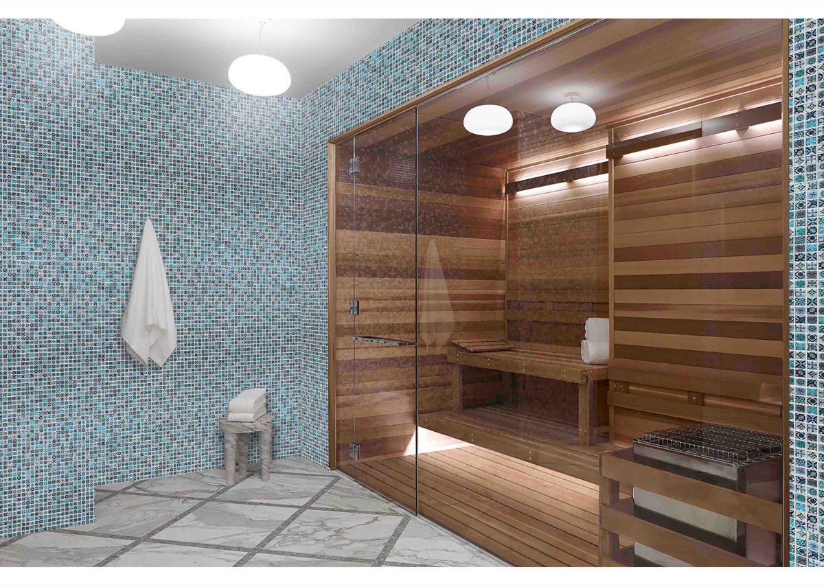 Помывочная в бане интерьер