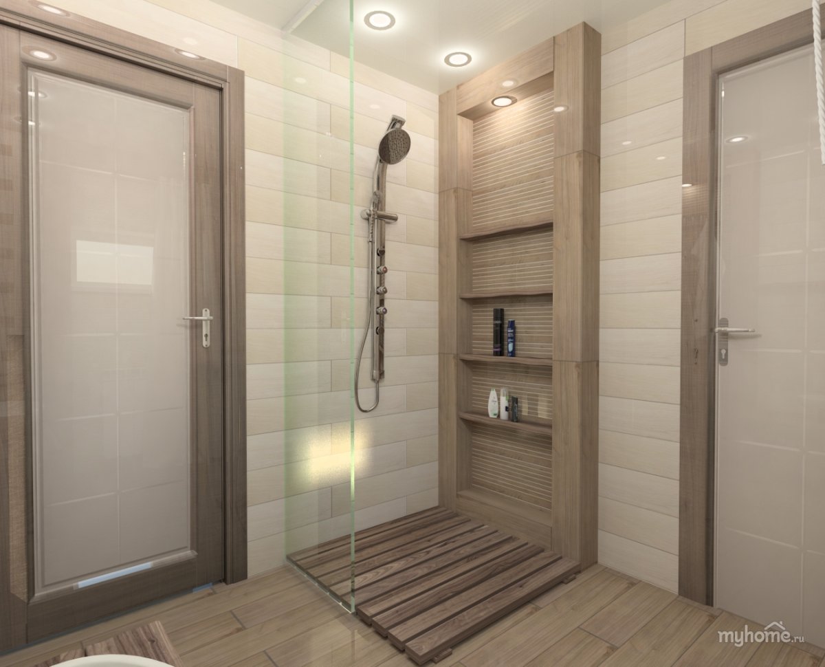 Душевая в бане