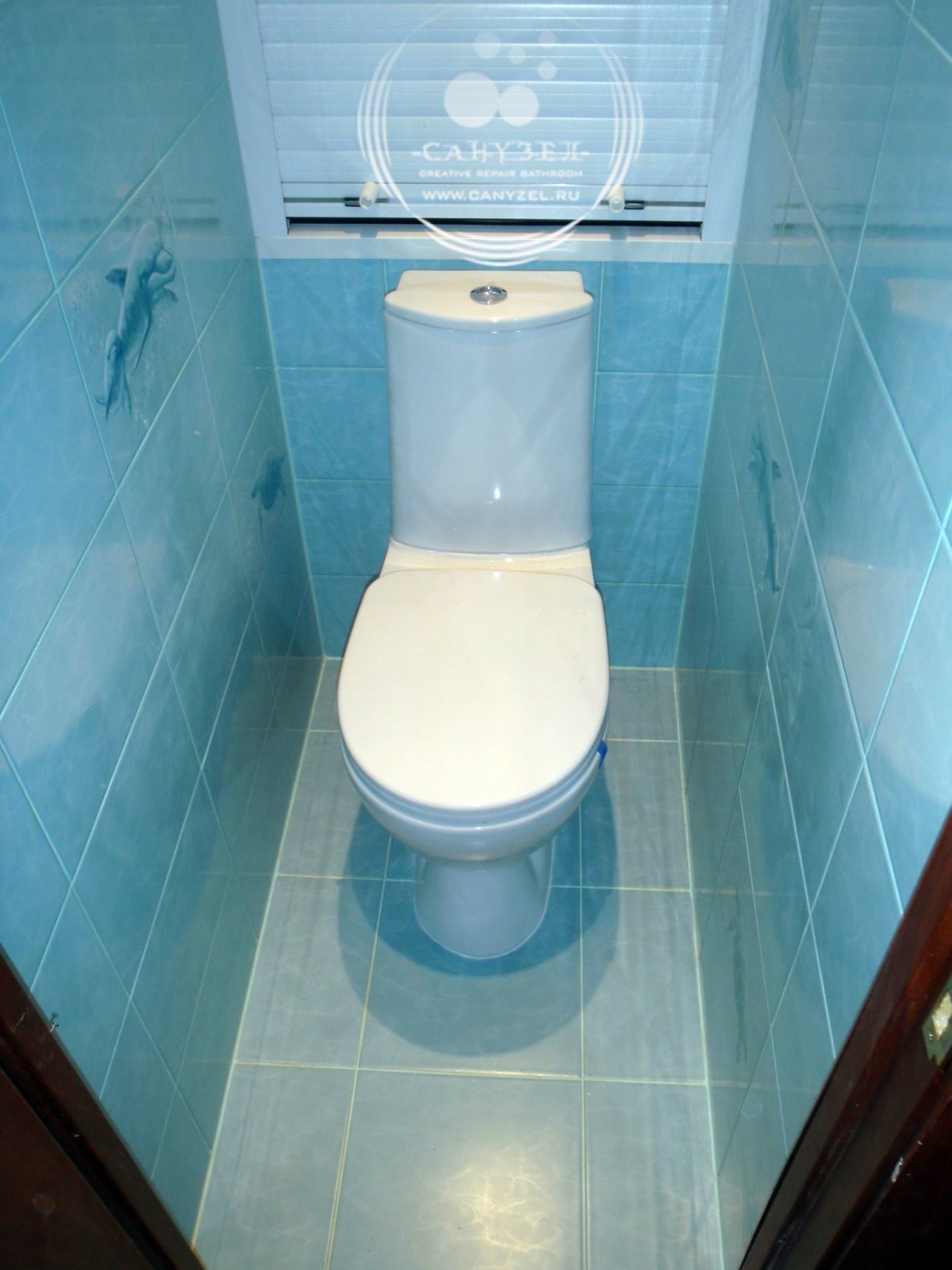 Интерьер туалет в зрущовке