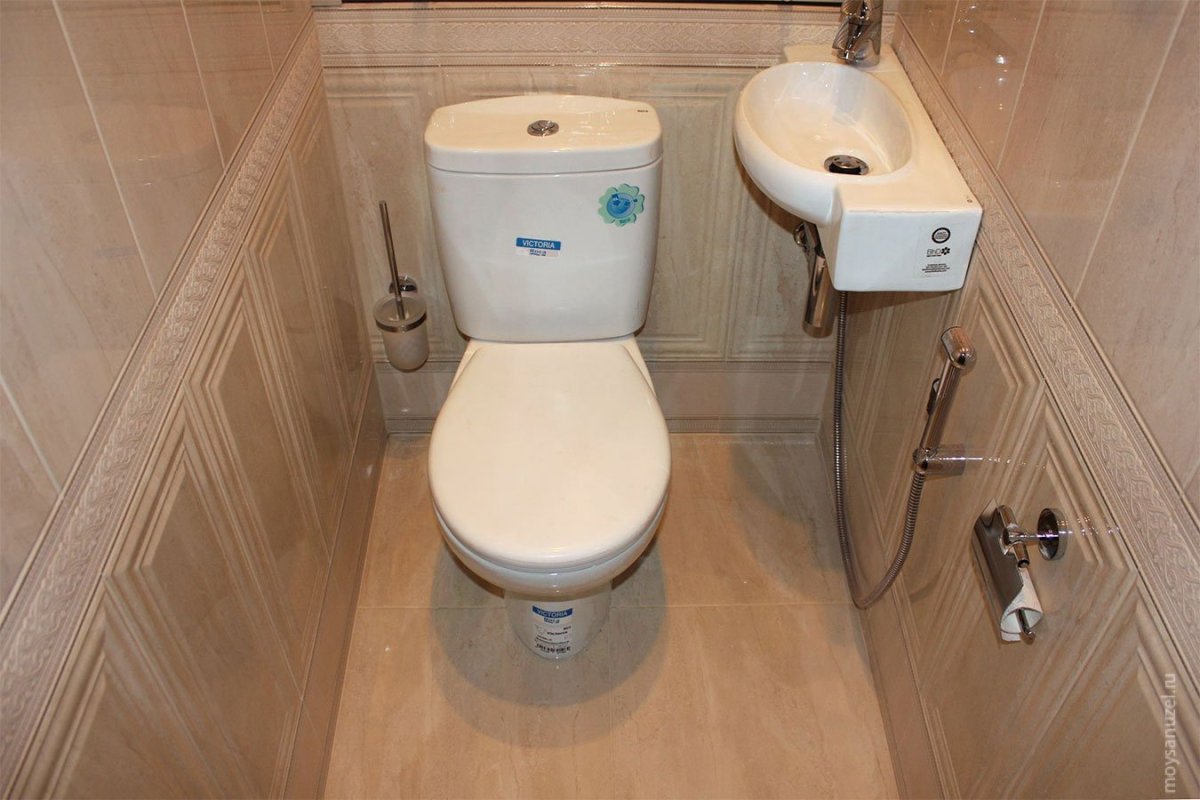 Бюджетная отделка туалета