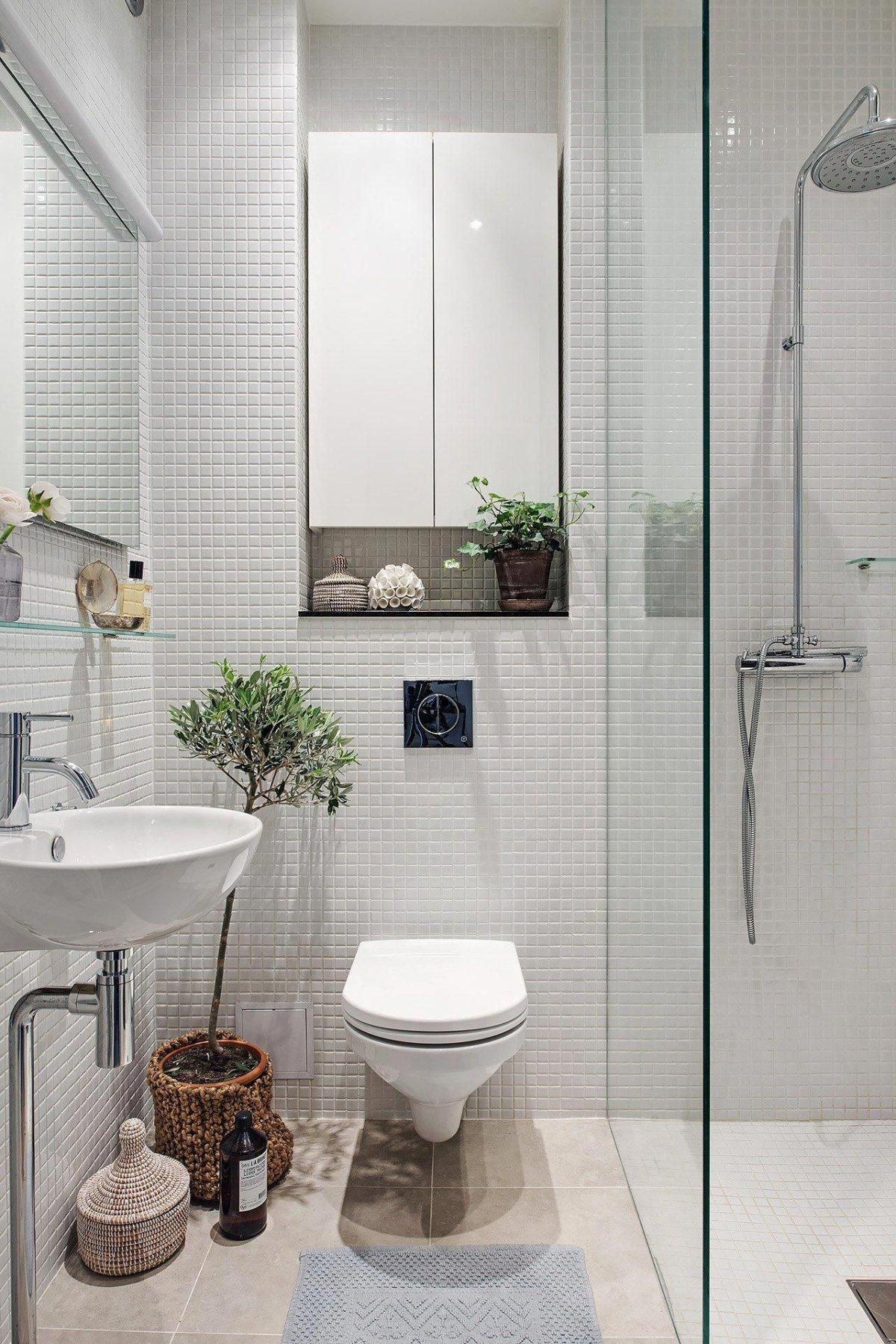 Маленькие душевые комнаты