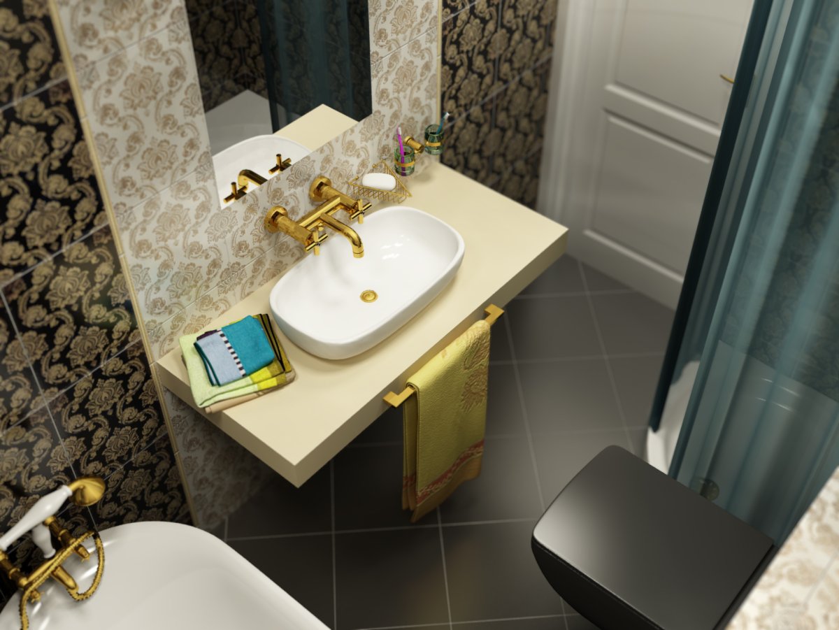 Ванная комната хрущевка