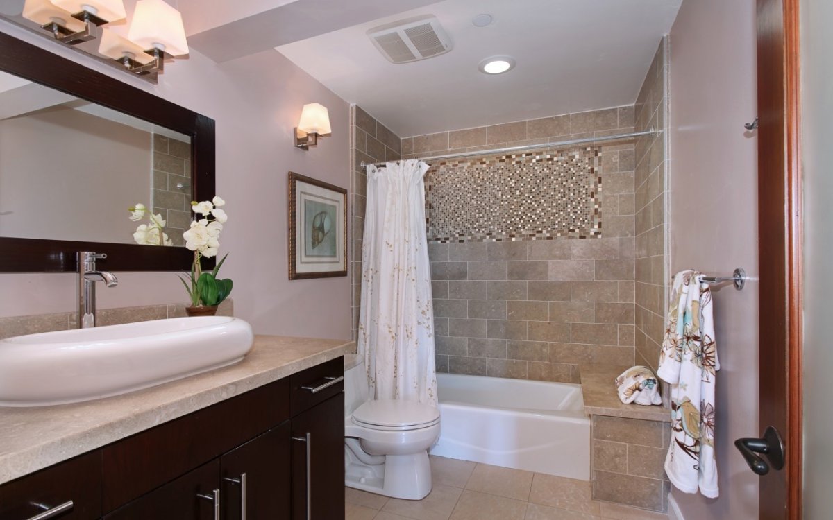 Интерьер в ванную комнату